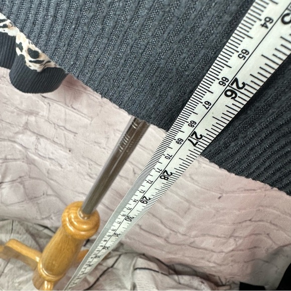 simply vera wang Leopard Print jogger pajama set leisurewear sz L soft cozy - Picture 4 of 9